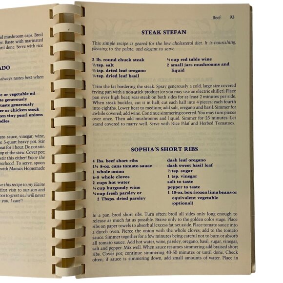A Southern Lady Cooks With A Greek Accent Vintage Cookbook By Sophia Clikas 1982 - Picture 8 of 12